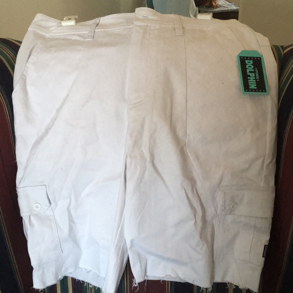 White Pink Dolphin brand cargo shorts